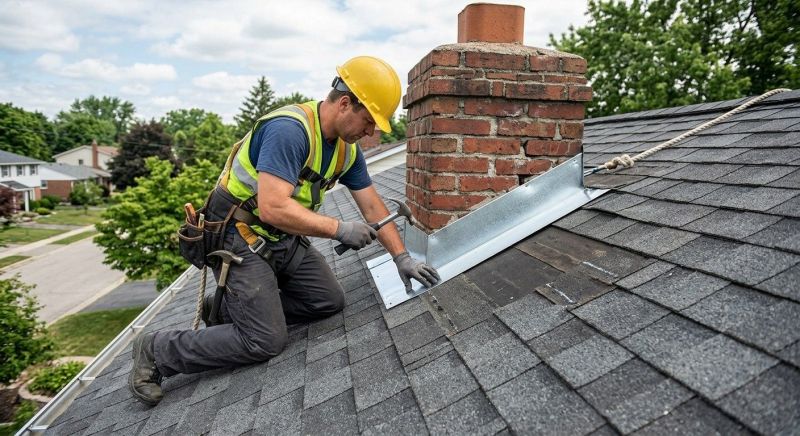 Roof Flashing Installation in Painesville, OH