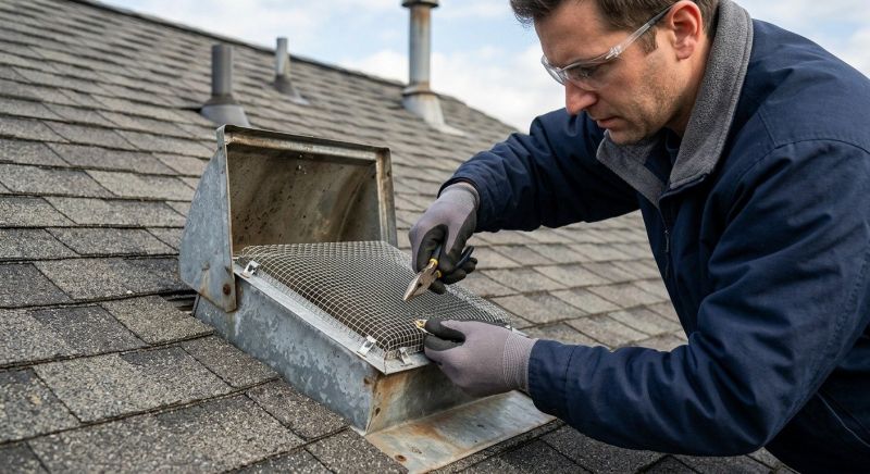 Roof Vent Flashing Repair in Chardon, OH