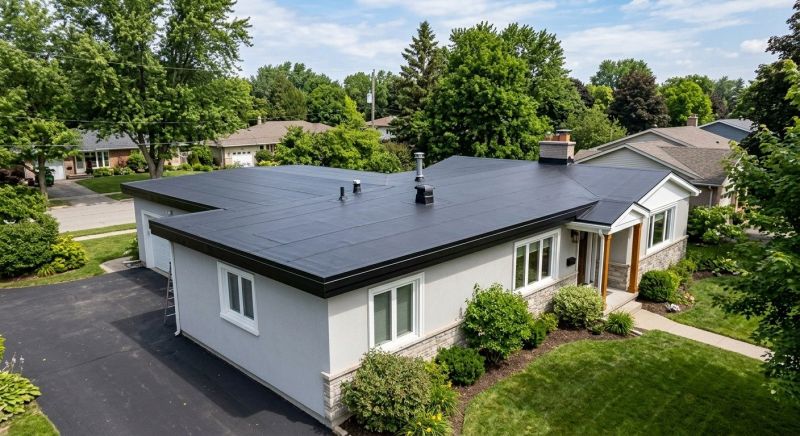 Rubber Roof Installation in Chardon, OH