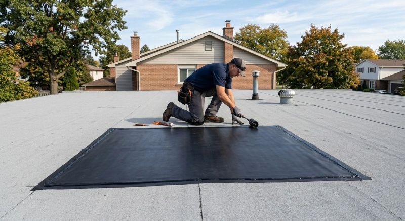 Rubber Roof Repair in Chesterland, OH