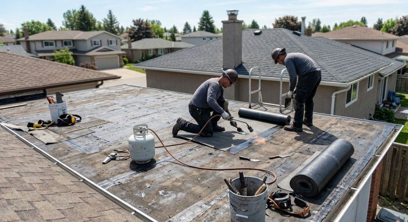 Rubber Roof Repair in Madison, OH