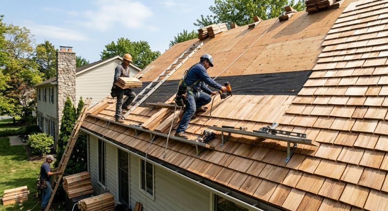 Shake Roof Replacement in Lake County, OH
