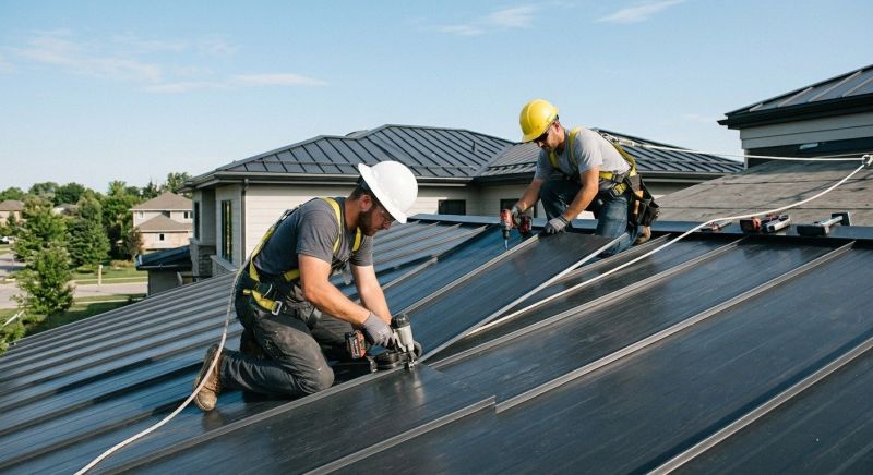 Sheet Roofing Installation in Newbury, OH