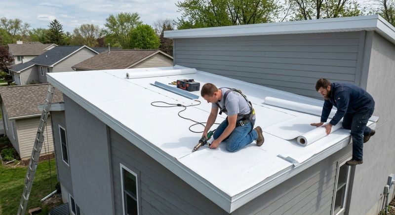Single Ply Roof Repair in Beachwood, OH