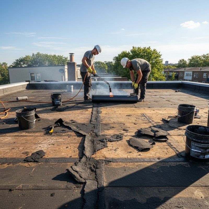 Single Ply Roof Repair in Northfield, OH