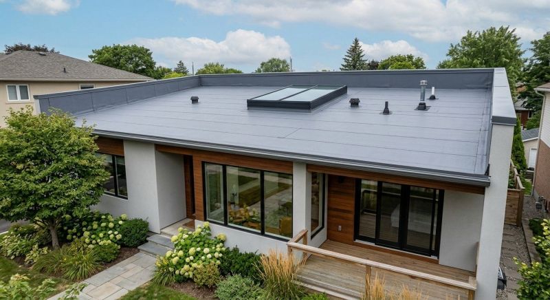 Single Ply Roof Replacement in Newbury, OH
