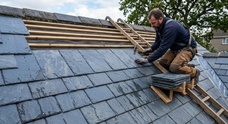 Slate Roof Construction in Euclid, OH