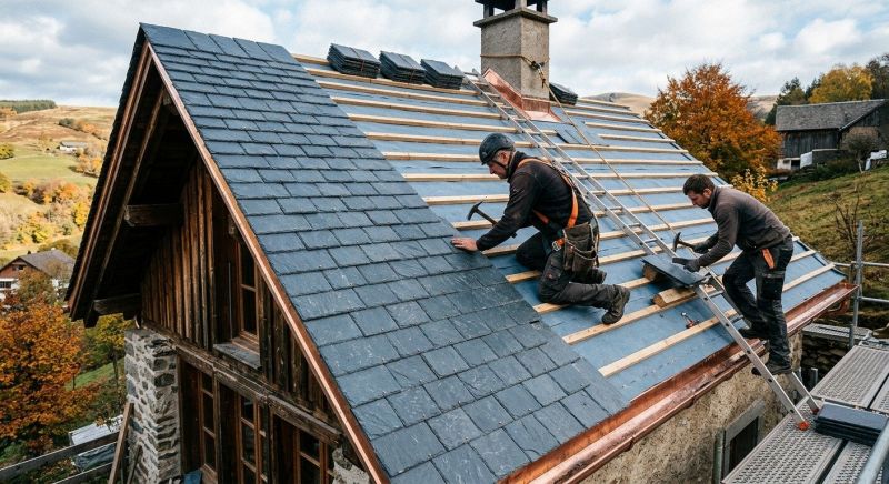 Slate Roof Installation in Beachwood, OH