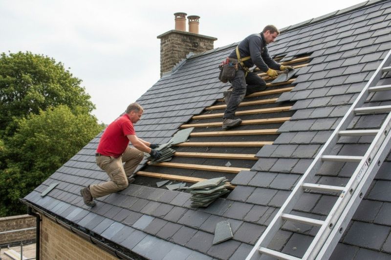 Slate Roof Repair in Newbury, OH