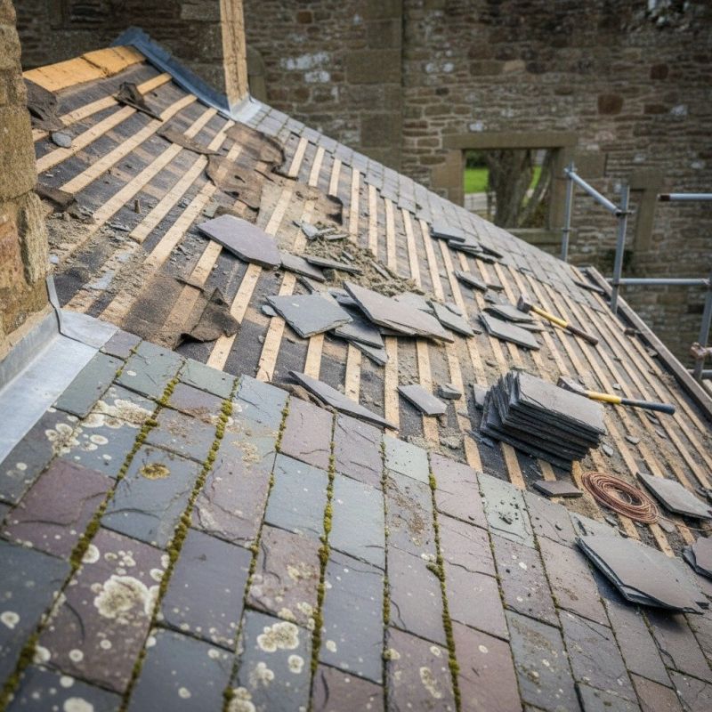 Slate Roof Replacement in Eastlake, OH