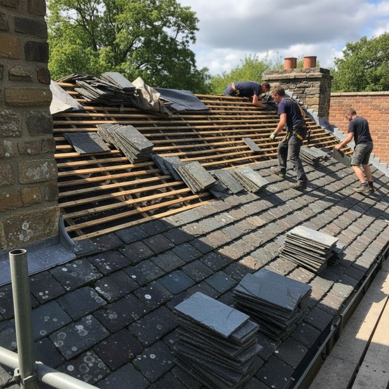 Slate Roof Replacement in Chardon, OH