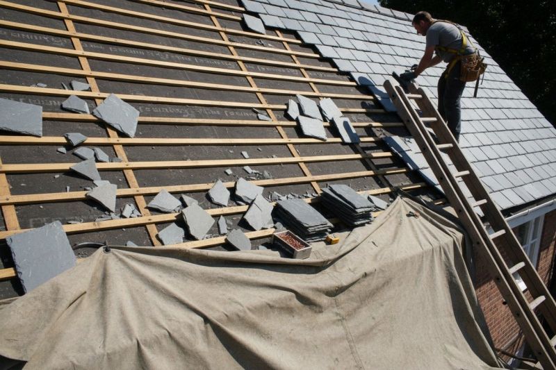 Slate Roof Replacement in Montville, OH