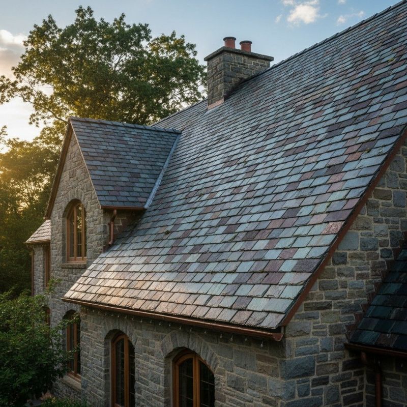 Slate Roof Replacement in Wickliffe, OH