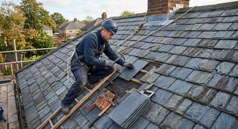 Slate Shingles Repair in Lake County, OH