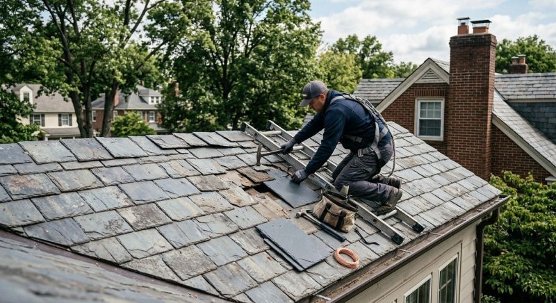 Slate Shingles Repair in Streetsboro, OH