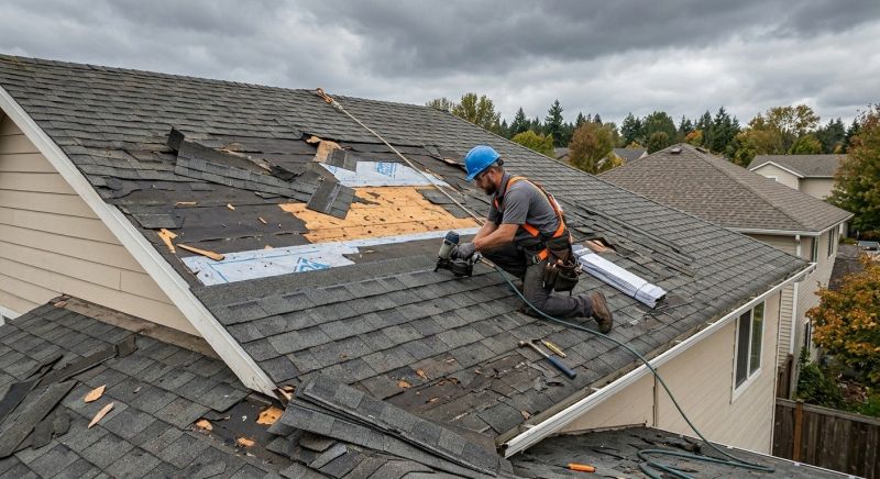 Storm Damage Roof Repair in Bristolville, OH