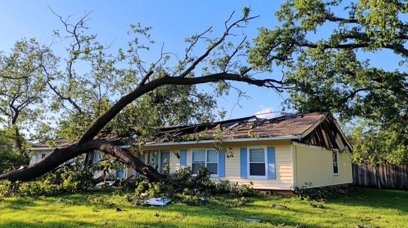 Storm Damage Roof Repair in Northfield, OH