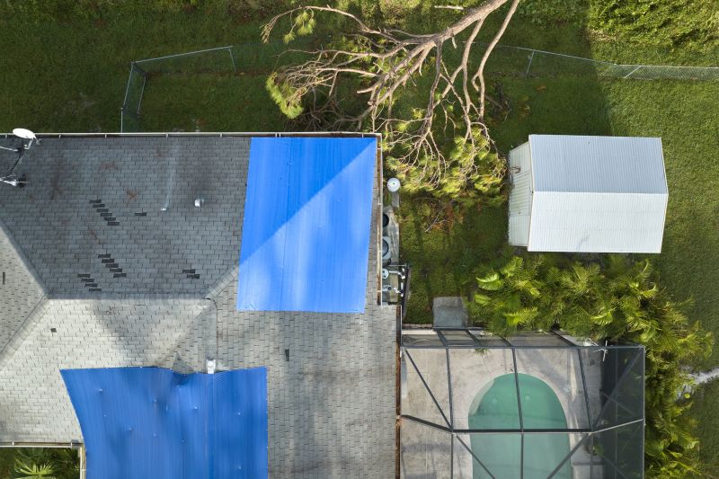 Storm Damage Roof Tarping in Chardon, OH