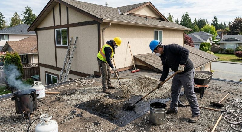 Tar And Gravel Roof Repair in Lake County, OH