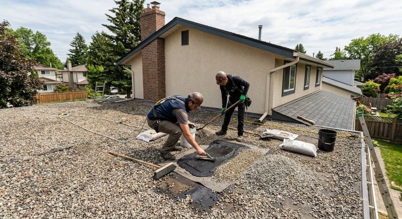 Tar And Gravel Roof Repair in Madison, OH
