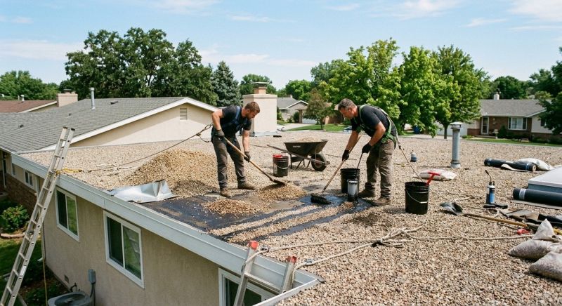 Tar And Gravel Roof Repair in Madison, OH