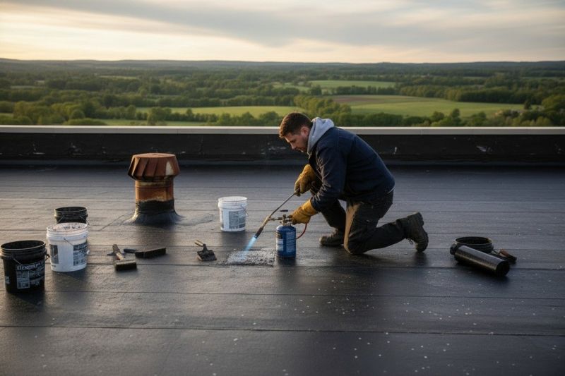 Tar Roof Repair in Hiram, OH