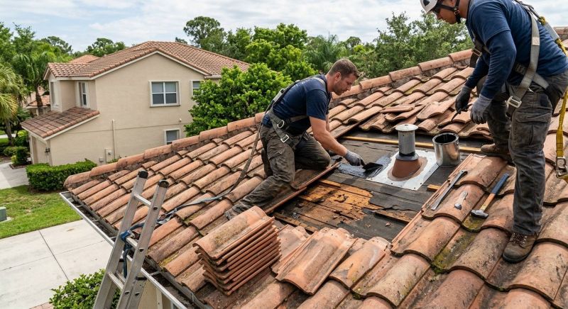 Tile Roof Repair in Rome, OH