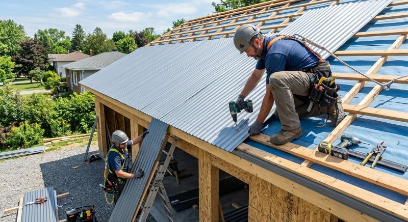 Tin Roof Installation in Eastlake, OH