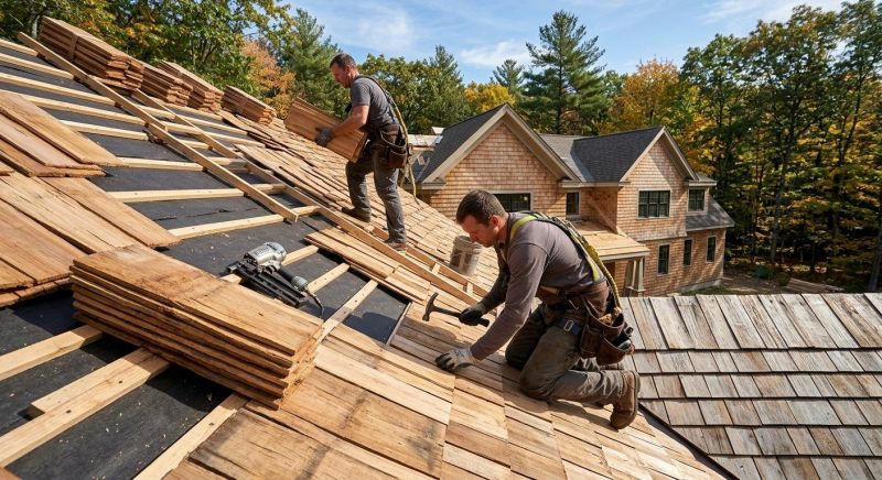 Wood Roofing Installation in Perry, OH