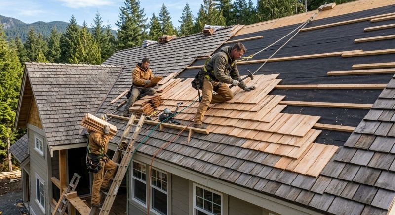 Wood Roofing Installation in Willoughby, OH