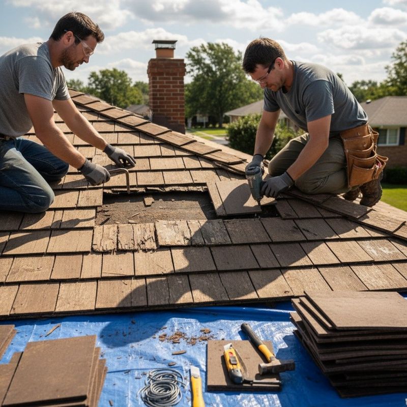 Wood Shake Roof Repair in Willoughby, OH